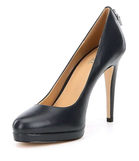 michael kors block heel shoes|Michael Kors closed toe pumps.